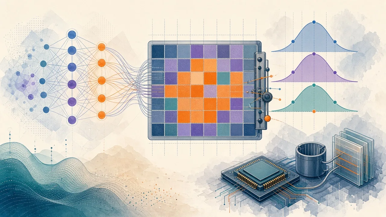Schematic visualization of distributionally robust quantization on LLM weights